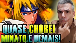 POLICIAL REACT Rap do Minato (Naruto) - O DEVER DE UM PAI | NERD HITS react 7 minutoz react