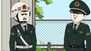 The new recruits were punished by being made to stand by the army commander for patrolling, but the 