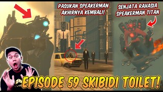 EPISODE BARU 59 SKIBIDI TOILET! Pertarungan Paling EPIC SPEAKERMAN TITAN & CAMERAMAN TITAN!