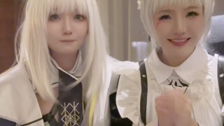 今年和你彩鸽在广州跨年啦！总之祝大家明年开开心心！平安喜乐！[明日方舟·音律联觉-灯下定影_可爱]