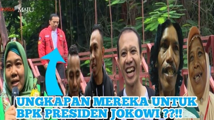 MOMEN PRESIDEN JOKOWI MENYAPA MASYARAKAT