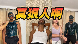 大哥挑战全身蜡脱毛！🆘😱😫