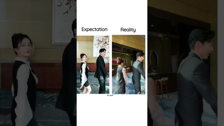 Expectation vs reality 😆 Dylan Wang and Bai Lu tiktok dance| nonsense