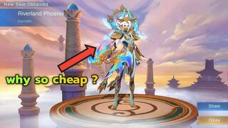 Draw Hanabi Collector Riverland Phoenix Skin at 50% off || Guide For Hanabi Collector Skin MLBB