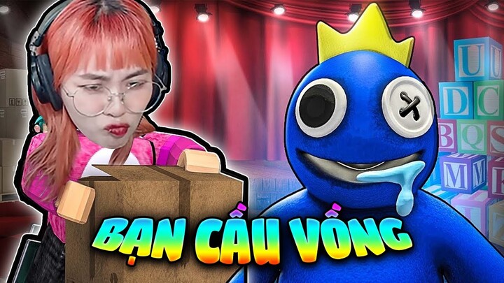 Roblox Rainbow Friends | Misthy ẩn mình trốn quái vật Cầu Vồng. Gánh tạ đồng đội còng lưng?!