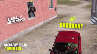 BEGINI RASANYA NGE-GENDONG BEBAN 7 TON! - PUBG Mobile