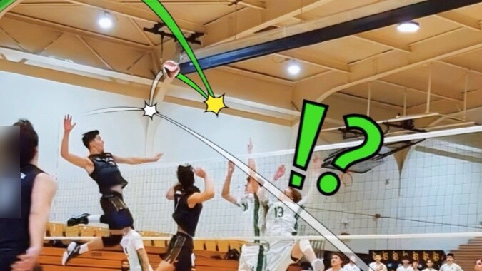 See how the most promising setter plays tricks on his opponent