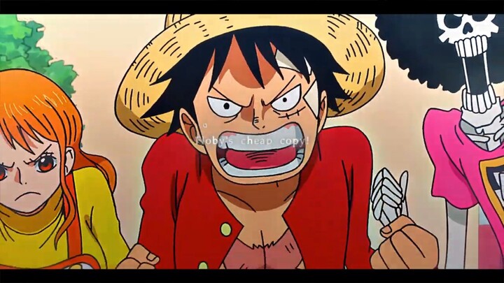Kemarahan seorang luffy