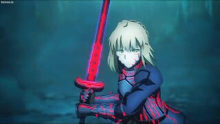 Unlimited budget animation by UFOTABLE- ALTER SABER VS RYDER