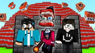 MEMBUAT RUMAH AMAN DENGAN CAINE VS BOLA TNT RAKSASA DI MINECRAFT!