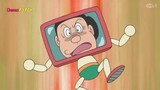 Doraemon - Giant dimarah ibu lewat TV