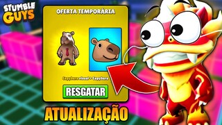 LANÇOU A NOVA SKIN DA CAPYBARA NO STUMBLE GUYS [resgate agora]