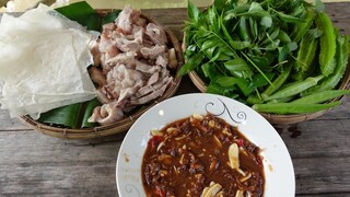 Mắm chua thịt luộc rau nhà trồng. Sửa ghe chuẩn bị ra khơi - Bin Đen Miền Tây # 303