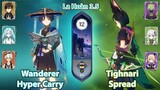 C0 Wanderer Hyper Carry & C0 Tighnari Spread | La Hoàn Thâm Cảnh Tầng 12 | Genshin Impact 3.5