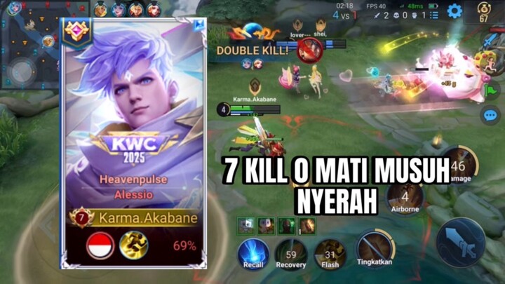7 KILL 0 MATI MUSUH NYERAH