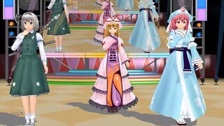 【東方mmd】幽々子＆紫＆妖夢でライアーダンス