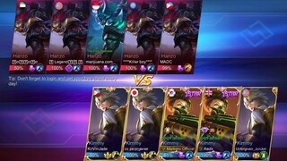 MIRROR MODE Kimmy vs Hanzo - MOBILE LEGENDS