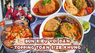 Tô bún riêu với CỤC RIÊU NỬA KÍ vừa ngon vừa rẻ chỉ 25k ở quận 11 | Địa điểm ăn uống