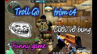 Troll Gở trộm c4 hài hước cười vỡ bụng Funny game