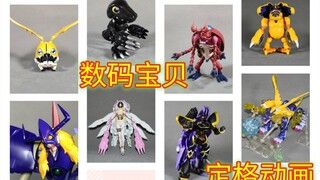 数码宝贝超进化魂，定格动画合集[使者讲模型]