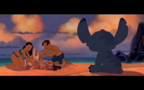 [Touched||Stitch||Family] "They are my family, I found them by myself..." "Oh, that's family, family