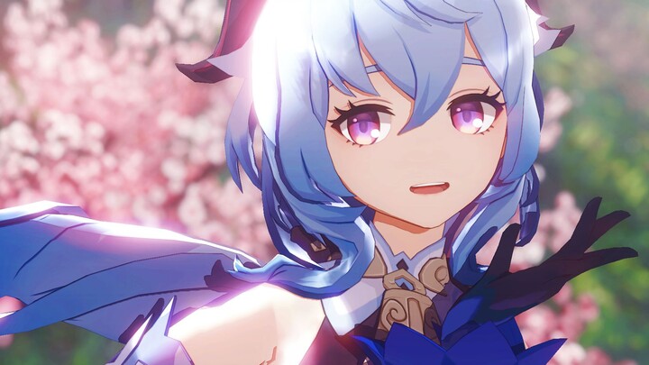 [Genshin Impact MMD]Sườn xám hoa đào[Gan Yu]