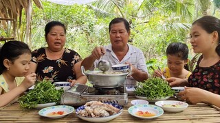 Được Hai Con Cá Làm Nồi Cháo Rau Đắng Cho Gia Đình Ăn Giải Cảm Trong Ngày Mưa Bão| TKQ & Family T713