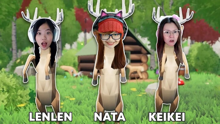 Menjadi Rusa Gila Bersama Nata Dan LenLen !! [Roblox Indonesia]