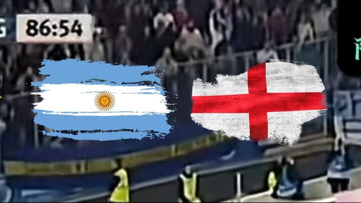 El partido que demostró que Argentina e Inglaterra nunca son amigos  #futbol #soccer #argentina