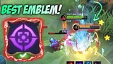 AGRESSIVE FANNY IN EARLY GAME BECAUSE OF THIS EMBLEM! (BURST THE ENEMIES) | Mobile Legends