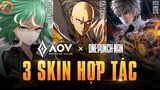 Liên Quân x One Punch Man [Chính Thức] 3 Skin Hợp Tác Saitama, Genos, Tatsumaki TNG