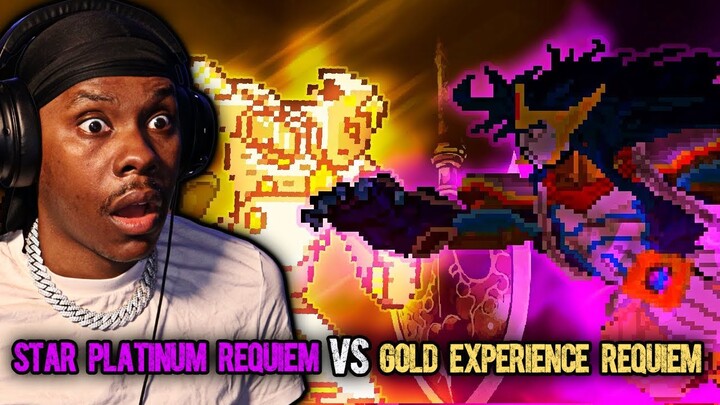 Reacting To Star Platinum Requiem Vs Gold Experience Requiem - JoJo Bizarre Adventure