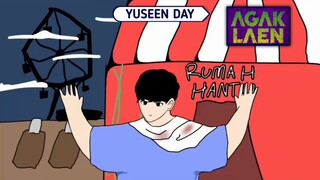 AGAK LAEN RUMAH HANTU | animasi sekolah