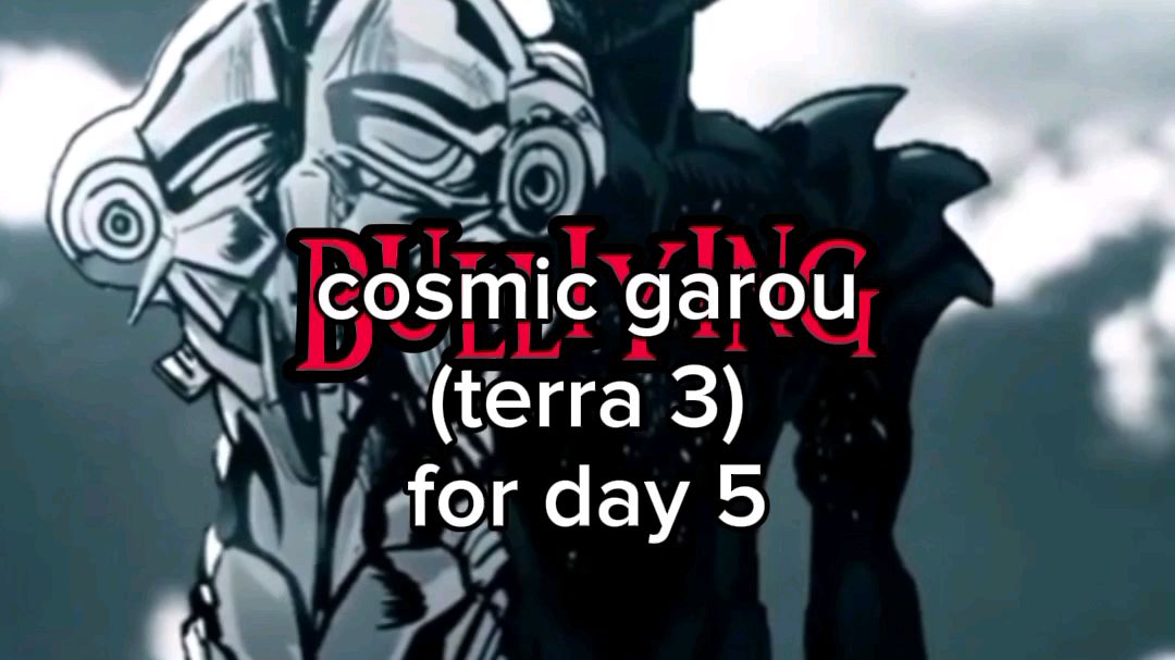 Cosmic Garou Terra 3 vs Saitama Terra 3 (manga animation teaser