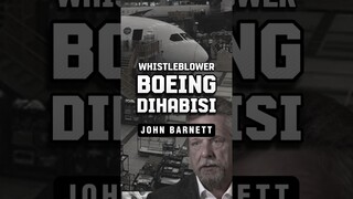 Dihabisi karena bongkar rahasia besar "PESAWAT BOEING"??