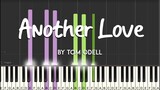 Another Love by Tom Odell synthesia piano tutorial + sheet music