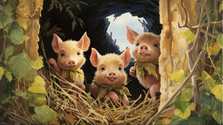 Pop up three little pigs - Usborne