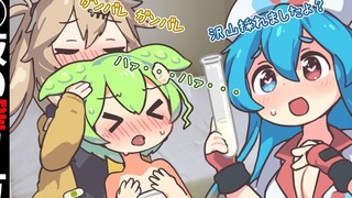 （熟肉）去检查身体时被采取体液的俊达萌