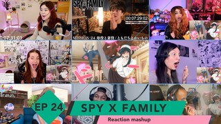 SPY X FAMILY EPISODE 24 Reaction Mashup | スパイファミリー リアクション