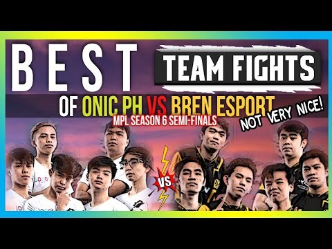 TOP PLAYS OF MPL SEASON 6 - SEMI FINALS | ONIC PH VS BREN ESPORT - MLBB