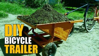 Diy bicycle trailer | bike trailer | diy | wolangqueentv