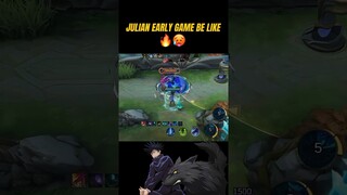 NEVER UNDERESTIMATE JULIAN’S DAMAGE #mobilelegends #julianml #mlbbshorts #jjkshorts #assassinrylles