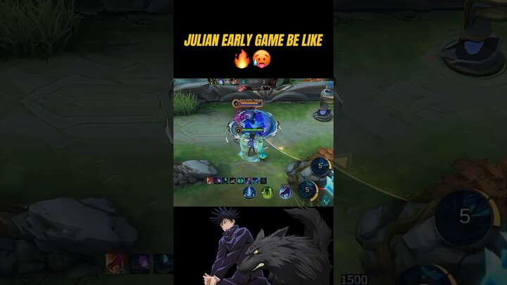 NEVER UNDERESTIMATE JULIAN’S DAMAGE #mobilelegends #julianml #mlbbshorts #jjkshorts #assassinrylles