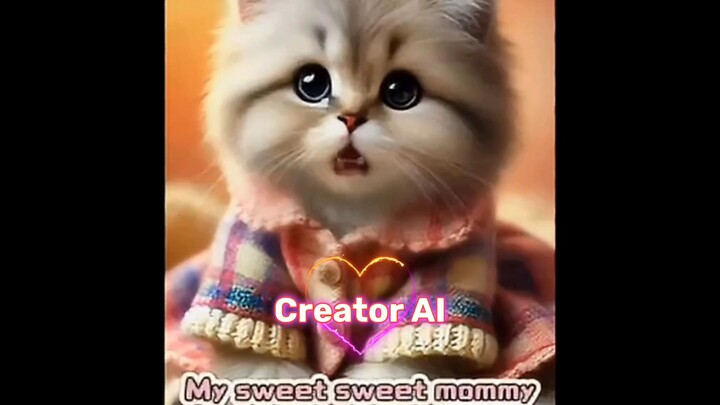 Kucing Imut Nyanyi "I Love You Mommy" – So Sweet!