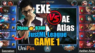 Game1 Aether Atlas VS Execration | JustML League Playoffs