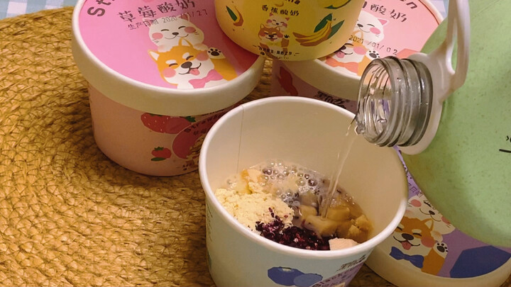 Tutu’s Afternoon Tea: Pork Floss Fruit Smoothie ~ Tutu the Pet
