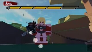 How to easily defeat the Female Titan for starters - Roblox Untitled Attack On Titan