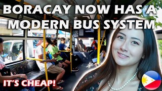 Boracay Philippines Just Got Modern Busses! Foreigner Daily Vlog