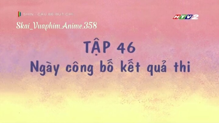 Shin cậu bé bút chì | tập 46 : Ngày công bố kết quả thi