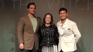 Henry Cavill and Lauren Schmidt Hissrich in Manila to promote Netflix's The Witcher